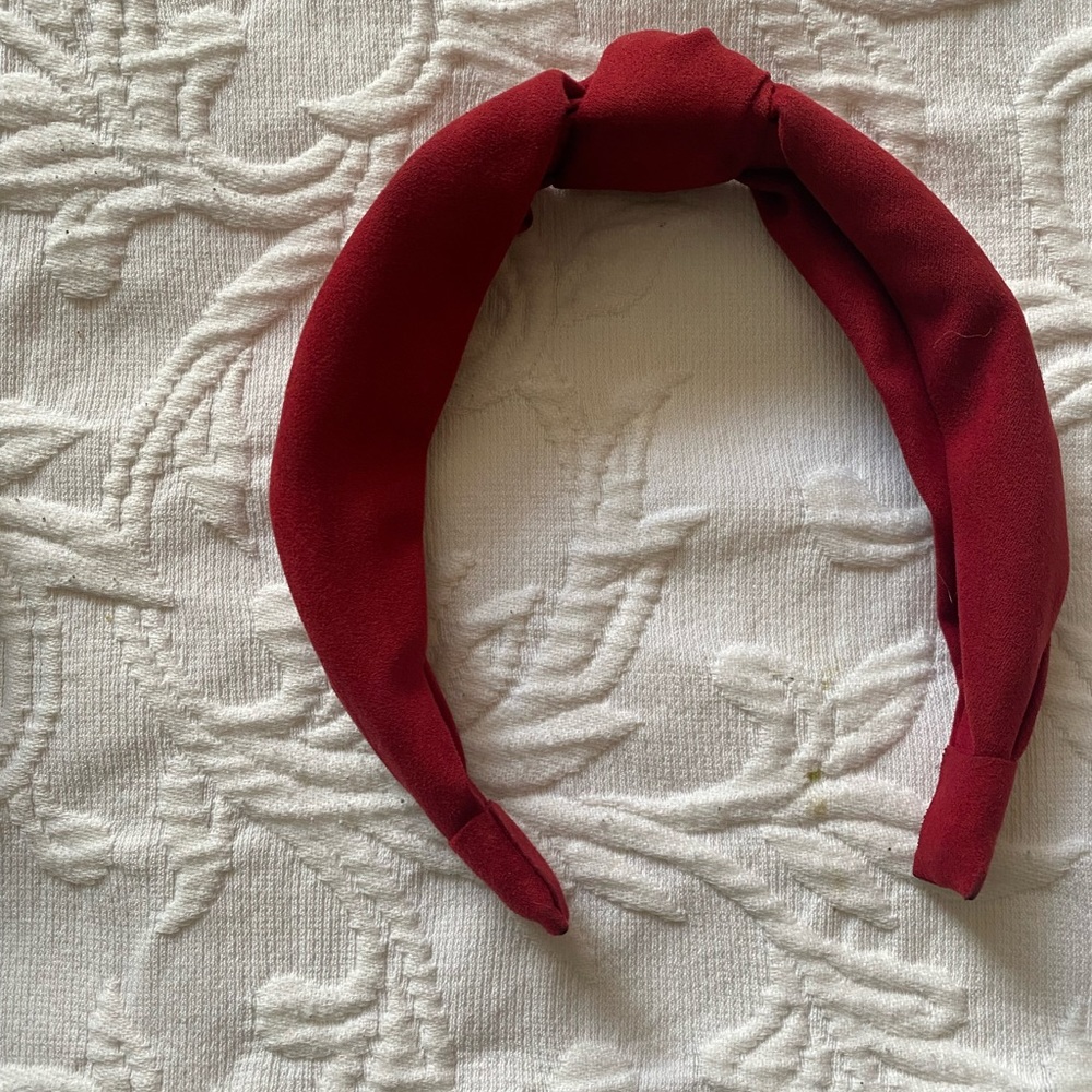 Red headband